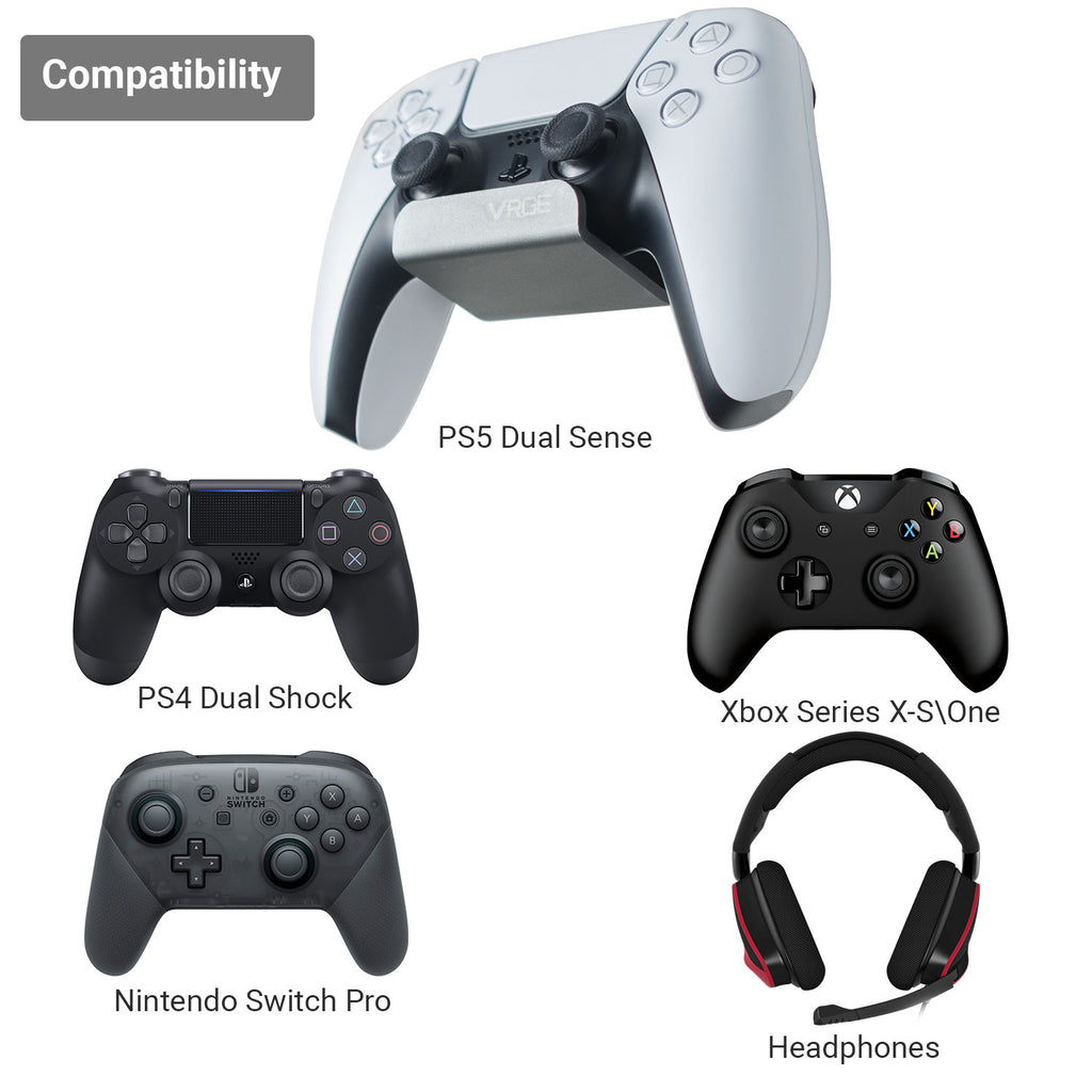 Controller In Wall Rage Game Controller Wall Mount Grey | VRGE
